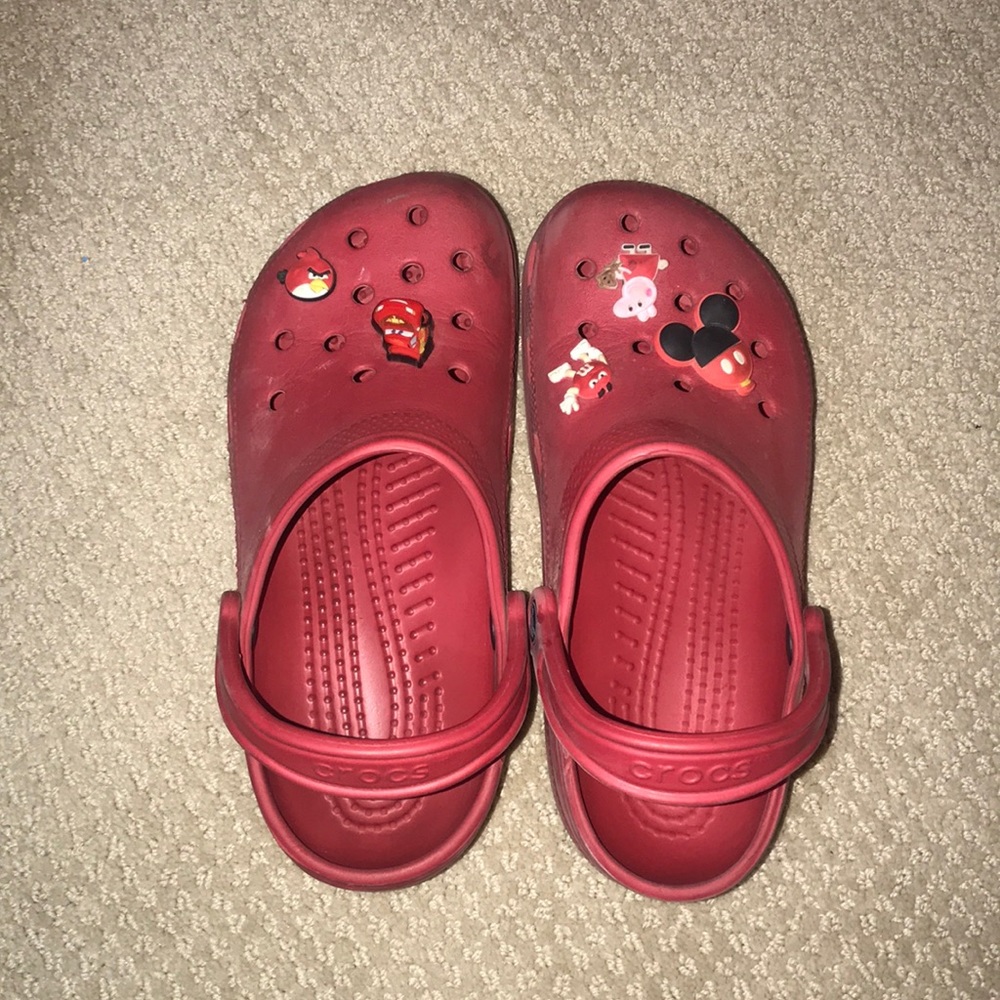 red crocs (authentic)